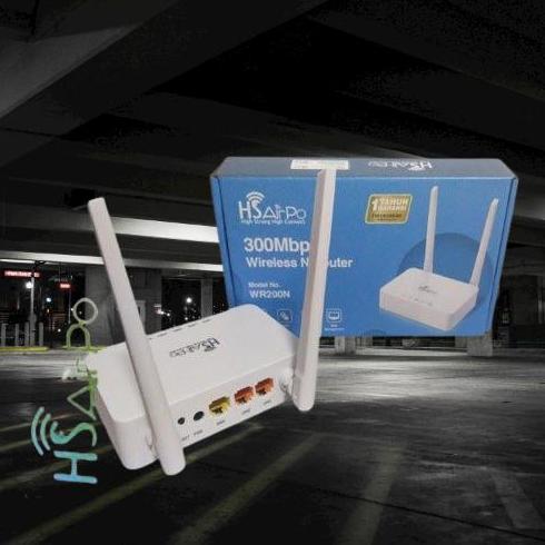 Hs Airpo Wr200N 300Mbps Wireless N Router