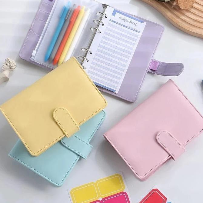 Binder Polos A6 6 Ring Eksklusif Levi Agenda A6 Polos Binder Berkualitas Dompet Keuangan