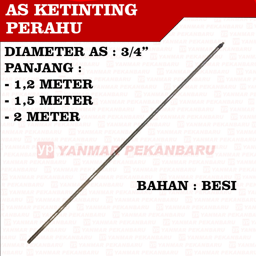 As Ketinting Perahu Besi Stainless Steel 3/4 Inci