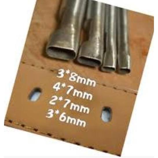 Plong Oval 4Mm X 7Mm - Punch Hole Leather Oval