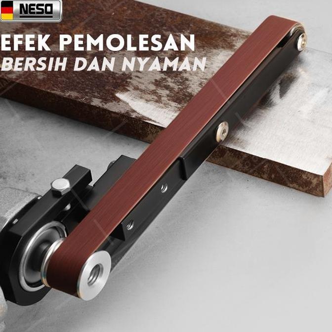 Promo Neso German Tools Adapter Belt Sander Mini Diy Mesin Giling Pemoles Sabuk Ampelas Penggiling S