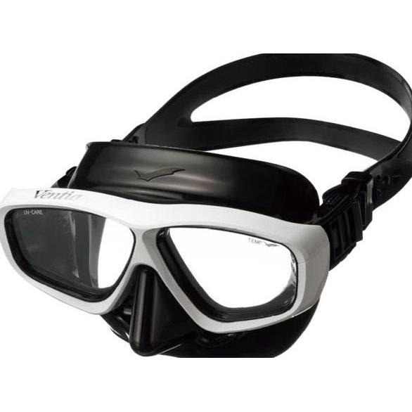 Diving Mask Gull Ventia Black Silicone White