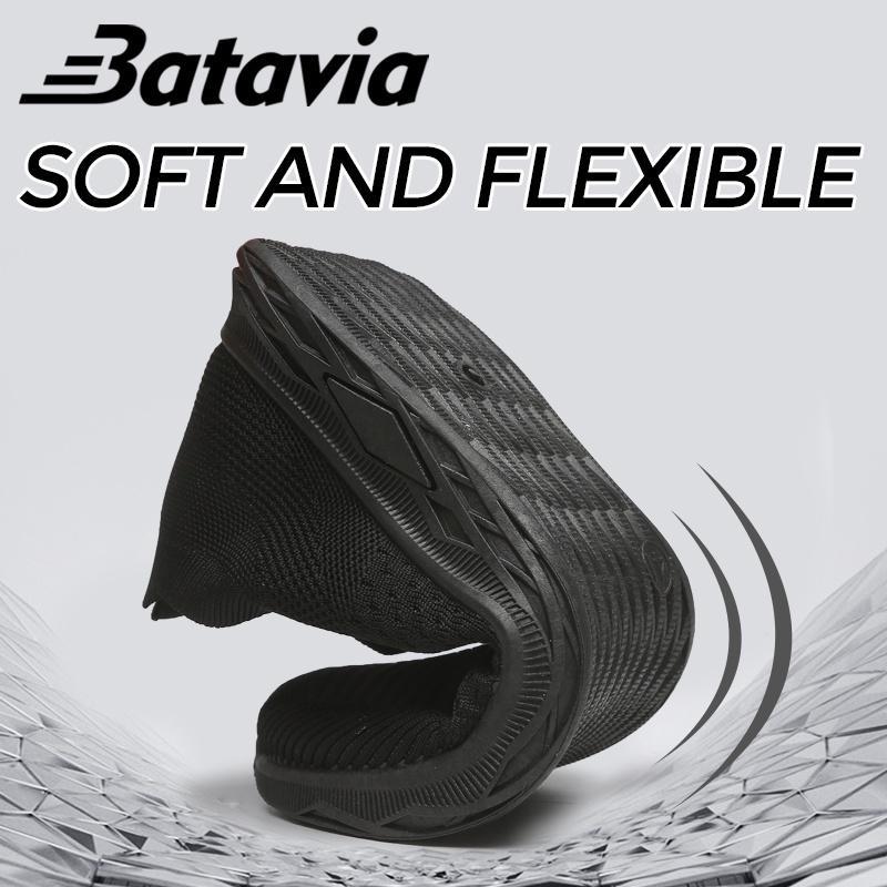 Batavia Sepatu Pria Ringan Hitam Slip-On Pria Sepatu Senior Sepatu Kasual Sepatu Kets B33 B34