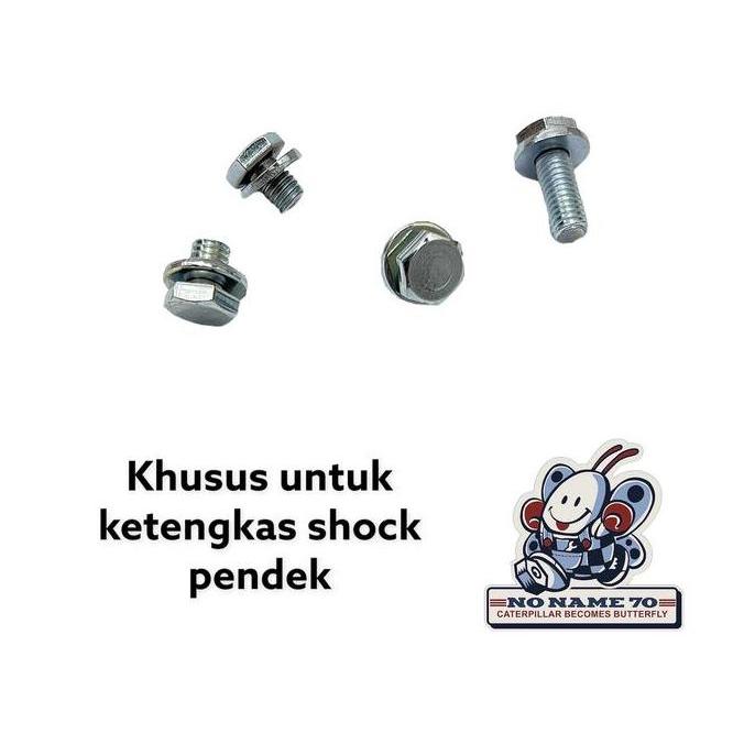 Promo Baut Ketengkas Tutup Rantai Shock Pendek Honda C50 C70 C700 C800 Imi Cod