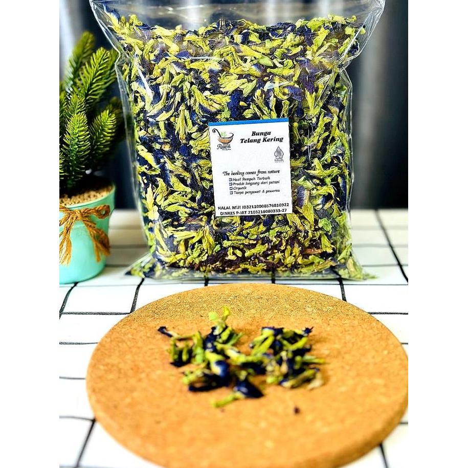 Inikok- Bunga Telang Kering 1 Kg - Teh Telang Premium