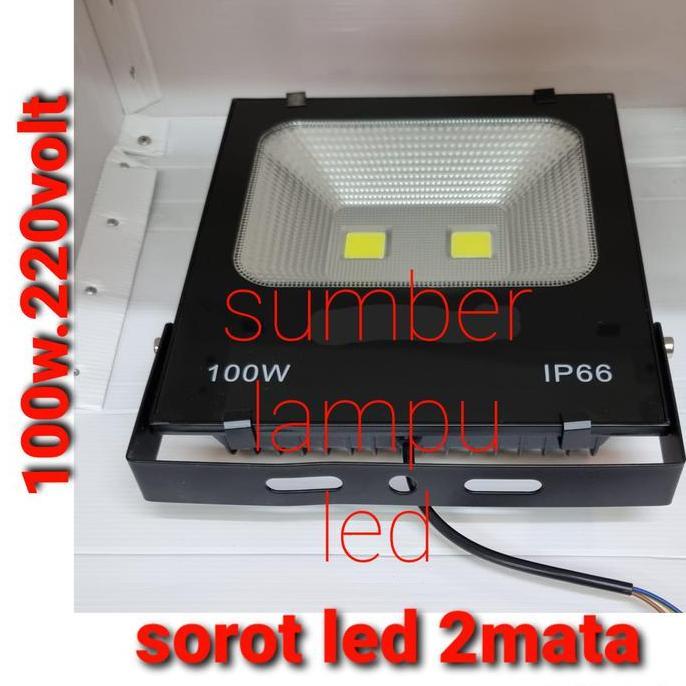 Lampu Tembak Led Sorot 100W 100Watt 100 Watt 2Mata 2 Mata Floodlight