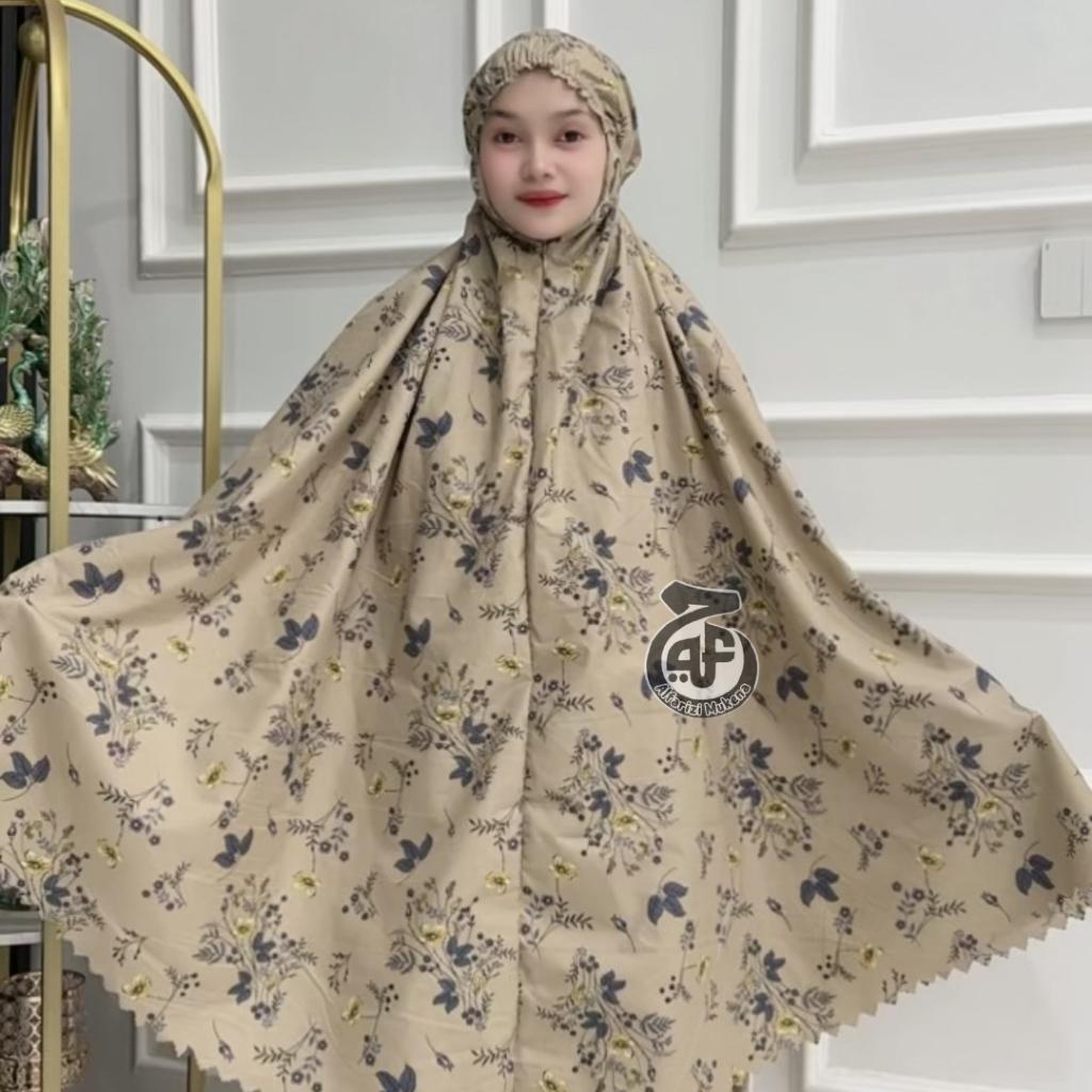 Alfarizi Mukena Dewasa Traveling Pouch Kecil 2In1 Katun Motif Quin