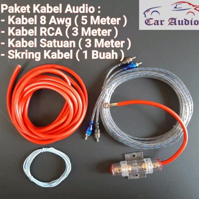 PAKET KABEL AUDIO MOBIL UNTUK PEMASANGAN AUDIO MOBIL