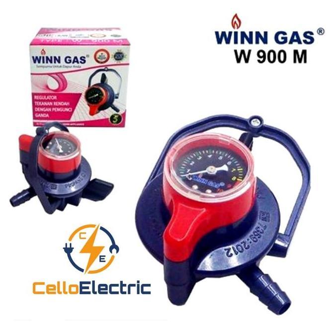 HARGA TERBAIK - Regulator Winn Gas W 900 M (Meter) - Regulator Kompor Gas Regulator Gas