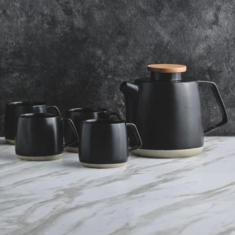Duquet Tea Set B01 Sepia Black / Teapot Set