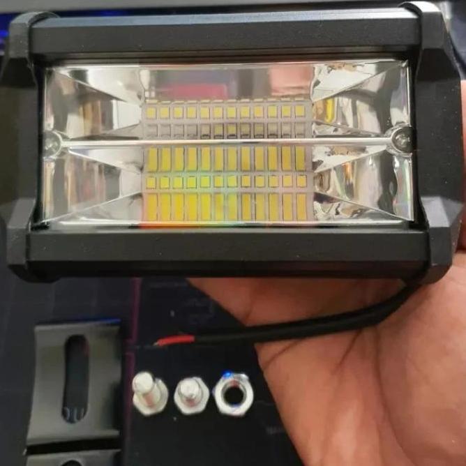 Lampu Tembak Sorot Led Bar Cree Cwl 24 Mata Motor Mobil