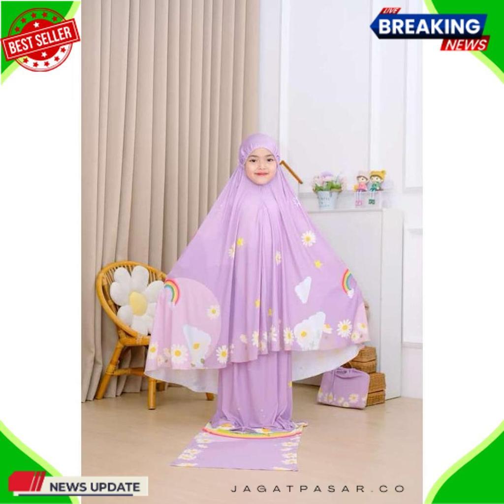 Diskon Lebaran Mukenah Anak Karakter Unicorn / Mukenah Anak / Mukena Anak Lucu / Mukenah Anak Sd / M