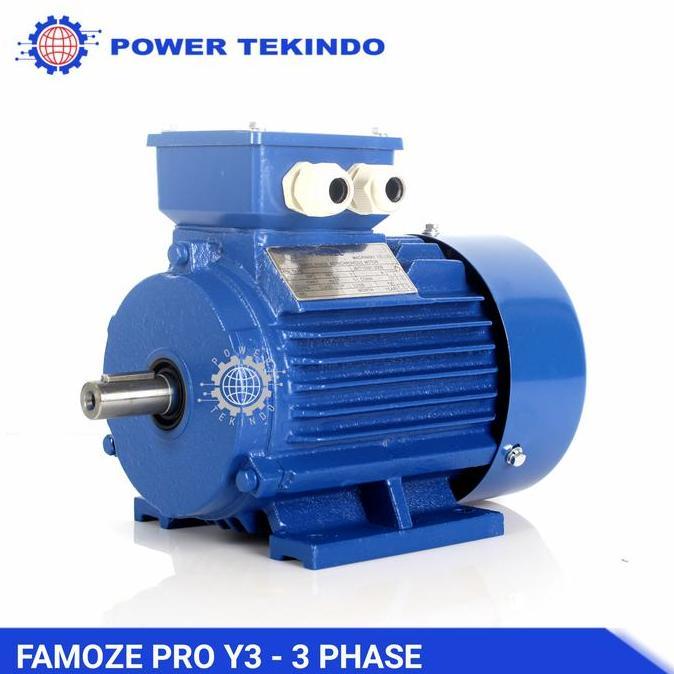Dinamo 2 HP 2800 RPM / 1 HP 900 RPM 3 Phase Y3 Famoze Pro