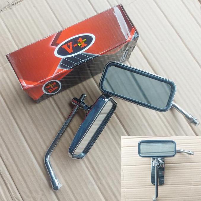 Kaca Spion Motor Kotak Crum V1 Honda Cb 100 Cb100 Glpro Mp Tiger