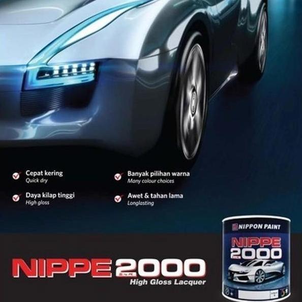 HARGA DISC - NIPPE 2000 ,CAT Duco,Mebel,Pagar ,Mobil warna Merah 1kg