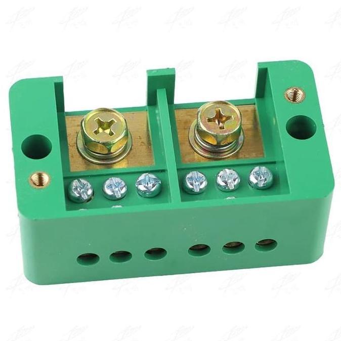 AC/DC Wire Combiner (2-IN to 6-OUT) Junction Box Solar Panel Surya