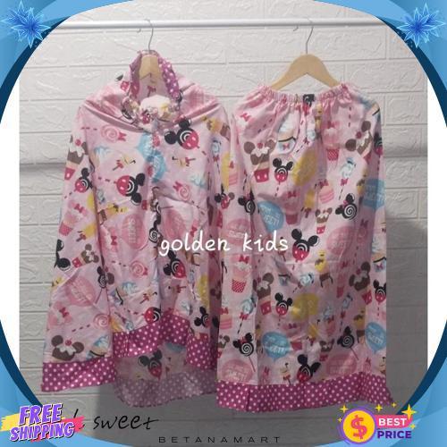 Diskon Lebaran Mukenah Anak Karakter Usia 3 - 12 Tahun Katun Claudia