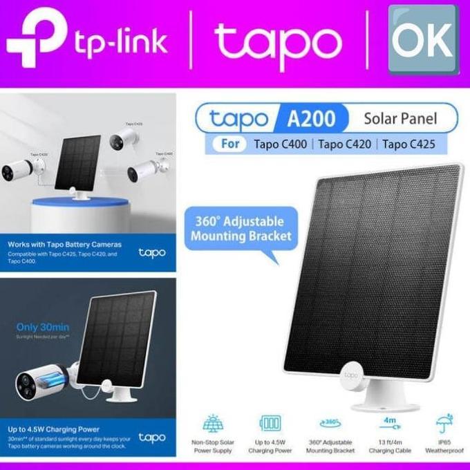TP- Link Tapo A200 Solar Panel