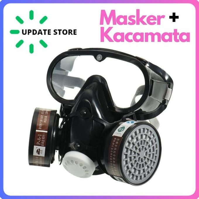 Masker Gas Respirator Full F with Kacamata - SF01