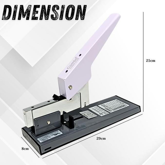 JAVXIACI Stapler Jilid Besar CHDS-2324 COMBO / Heavy Duty Stapler 23S24 / Hekter Jilid Besar / Alat 