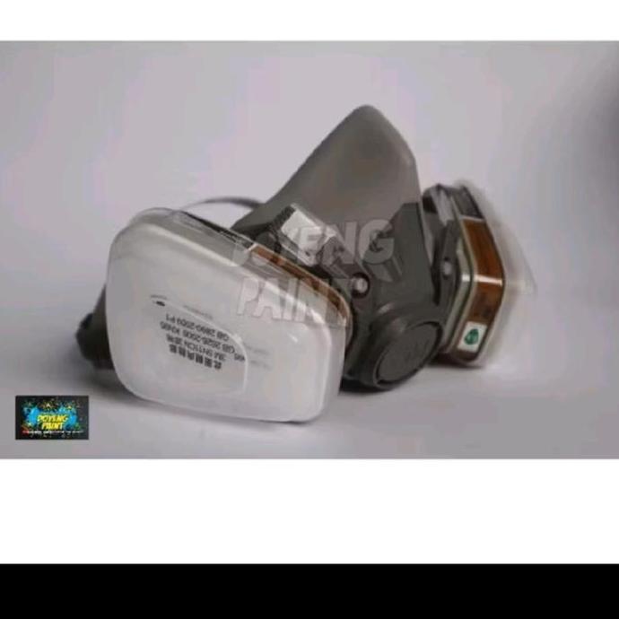 Masker 3M 6200 + filter Respirator