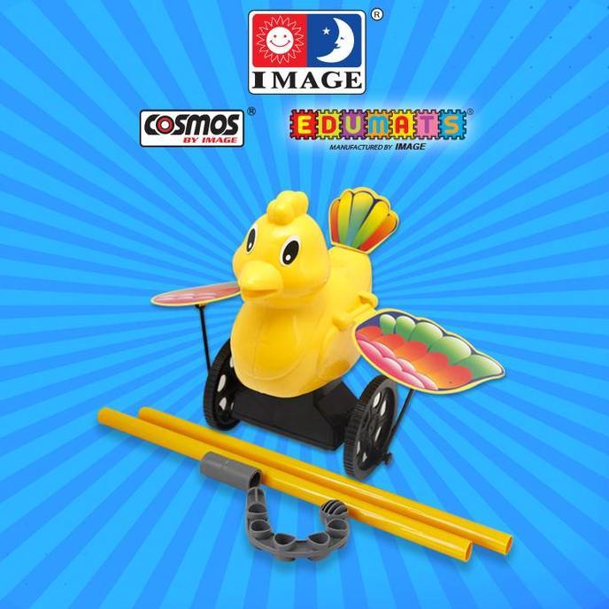 image toys mainan animal race chicken w/ squeak sound
