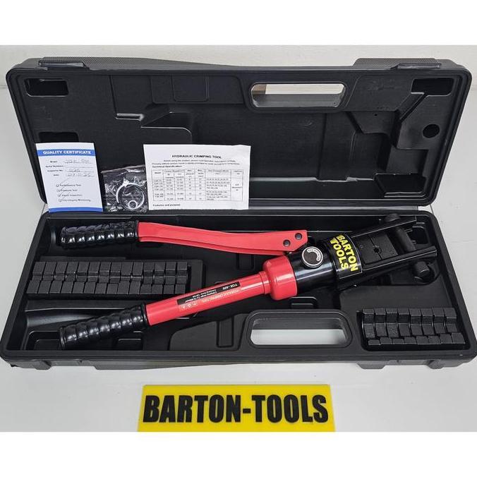 MABUROO 16-400mm Hand Hydraulic Crimping Tool YQK-400 BARTON Alat Tang Press Skun Cable Lug Tembaga 