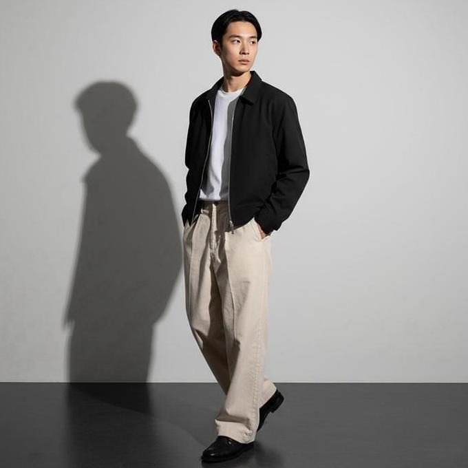 Work jacket | Boxy Fit | Jaket | Hitam | NUBIES