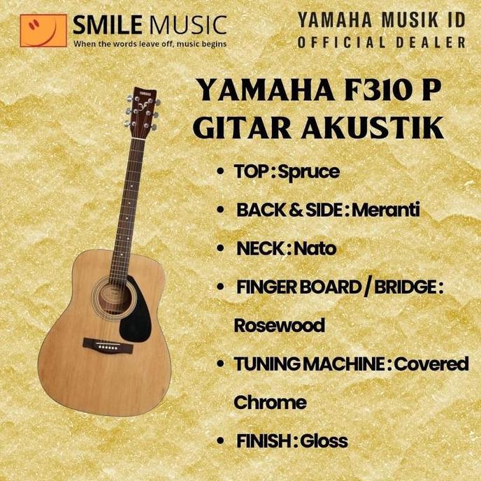 Gitar Yamaha F 310P - Gitar Akustik /  Yamaha F 310 P / Yamaha F310P Gitar Akustik paket model