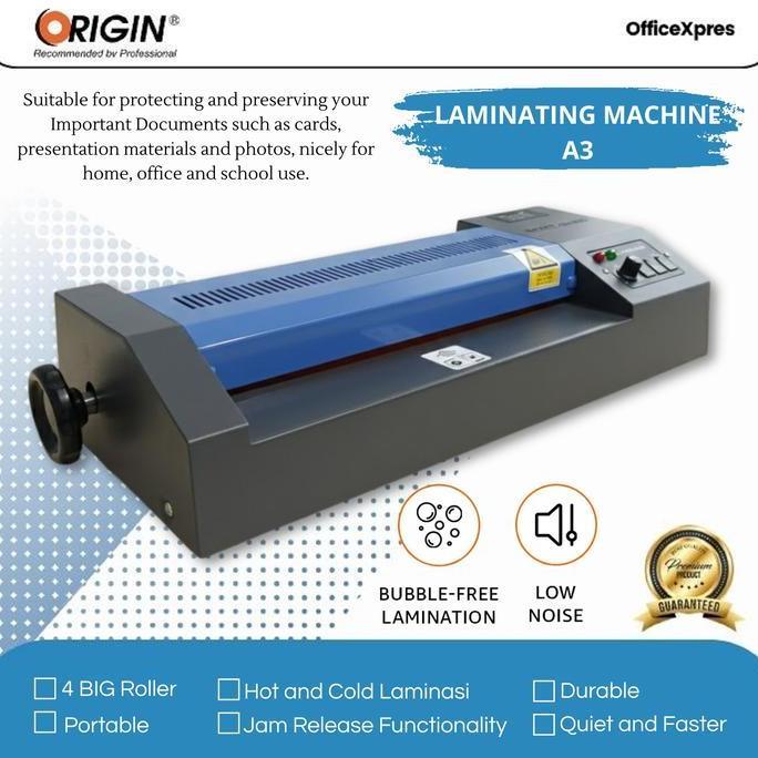 JAVXIACI Mesin Laminating A3 Digital LCD / Laminator Machine A3 Digital OR 330D