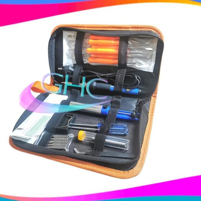 QURYGHANZ Toolkit Set Lengkap 15 Pcs Tool Kit Set Electronik Toolkit Electrical