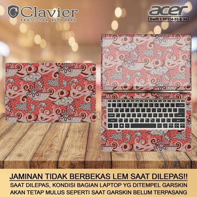 Cover Garskin Laptop Acer Swift 1 Fresh SF114-34-P2VU P3ZB Fullbody