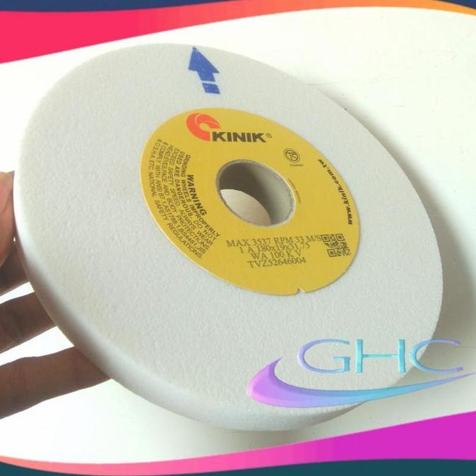 QURYGHANZ Batu Gerinda Kinik 7 inch WA 100 KV 1A Gerinda Kinik 180 x 19 x 31.75