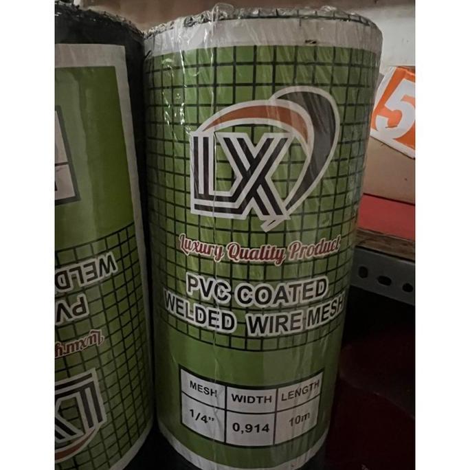 Kawat Loket PVC Hijau 1 ROL 10 METER | Kawat Kandang Ayam Burung Kawat Taman