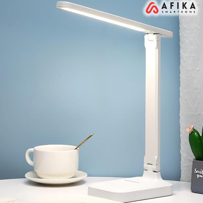 SHANNOORA Lampu Meja LED TAFF Eye Protection Lampu meja Lampu Belajar Mode Sentuh