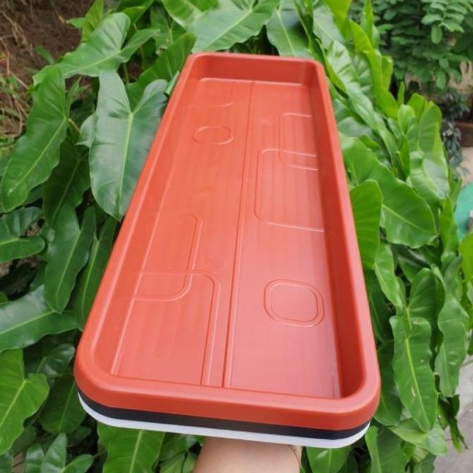 TATAKAN SEGI PANJANG 50 Alas Pot Kotak Panjang Tatakan Pot Panjang