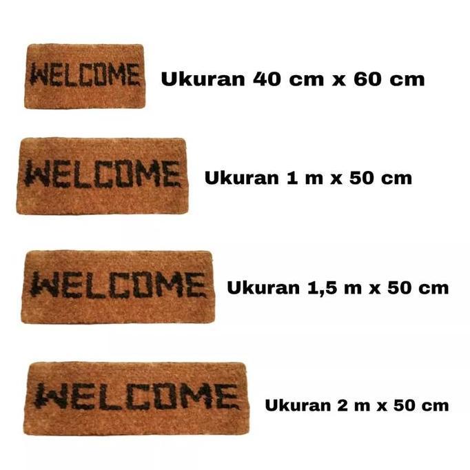 Keset Sabut Kelapa Keset Ijuk Keset Sabut Welcome Keset Sabut Besar Ke