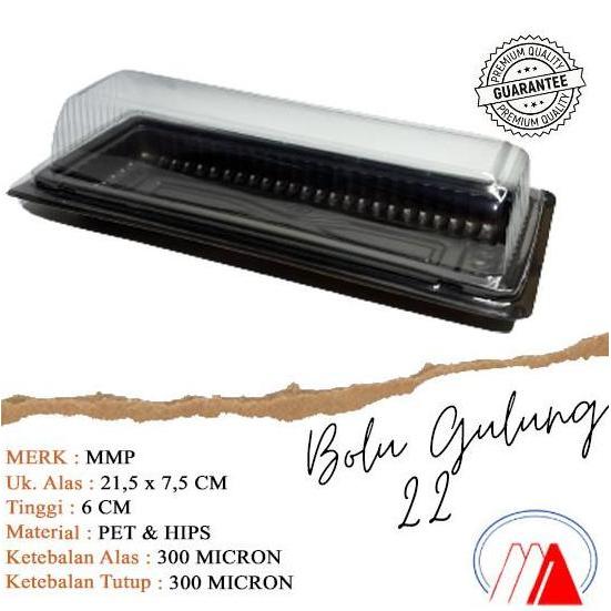 MIKA BOLU GULUNG KECIL BGT 22 MIKA BROWNIES MIKA PLASTIK TEMPAT KUE