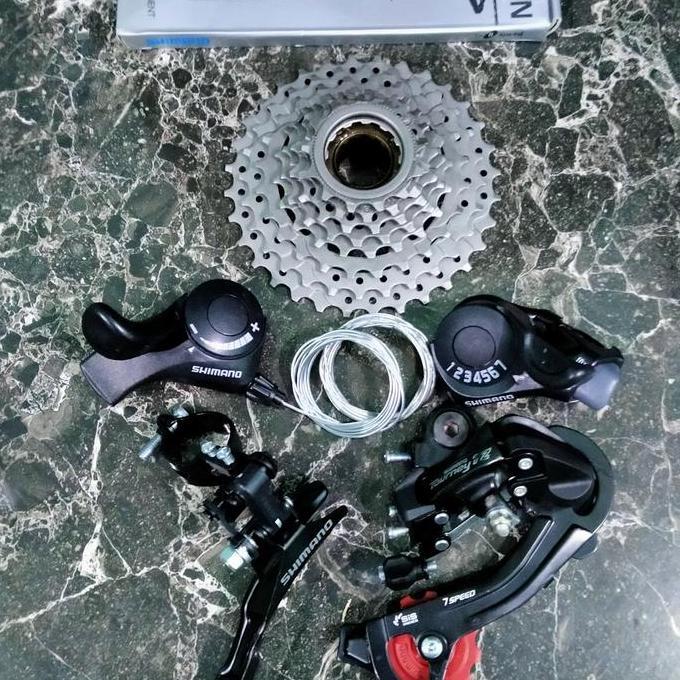 SIFA.AL_MAKBUR - GROUPSET GRUPSET SHIMANO TOURNEY TZ 3 X 7 SPEED MTB RB MINION SELI