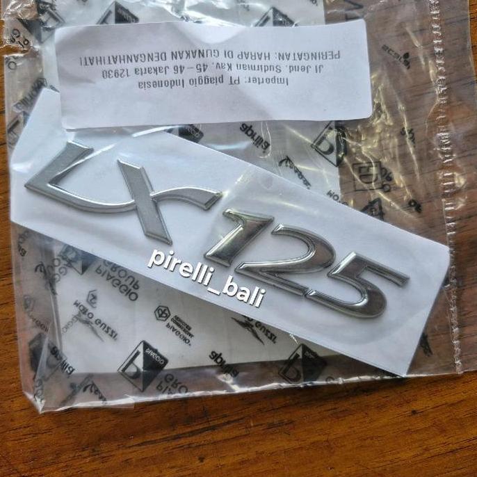 Sticker LX 125 Ori Emblem Stiker Vespa