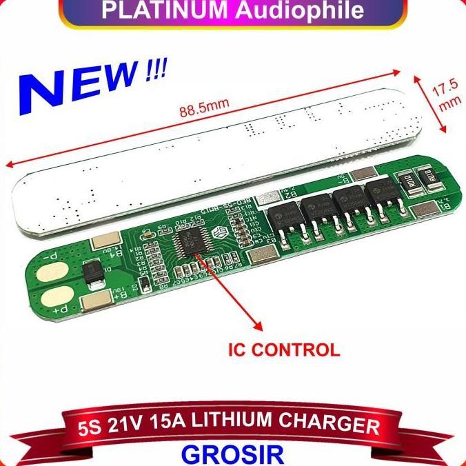 Lithium Baterai Charger Modul | 5S 21V BMS Protection NEW IC CONTROL