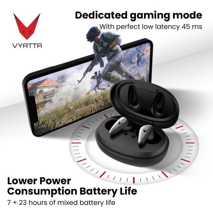 VYATTA AIRBOOM NANO VS TWS BLUETOOTH HEADSET EARPHONE GAMING