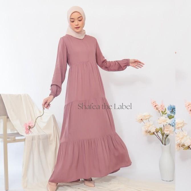 Gamis Rayon Twill Premium - Homey Dress Polos Katun Twill Best Quality