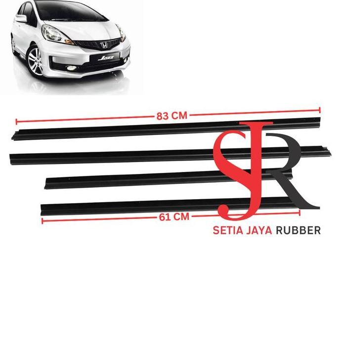Karet Pelipit Kaca Bagian Luar Mobil Honda Jazz Ge 08 2009 2010 2011 2012 2013 2014 Jazz Rs Murah