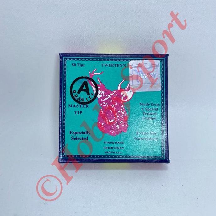 Cue Tip Billiard Elk Master A Quality 12mm Stik Stick Biliar Bilyard