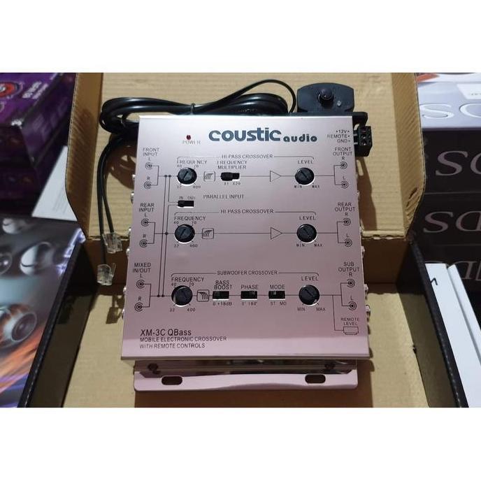 CROSSOVER AKTIF 3WAY COUSTIC XM3C QBASS