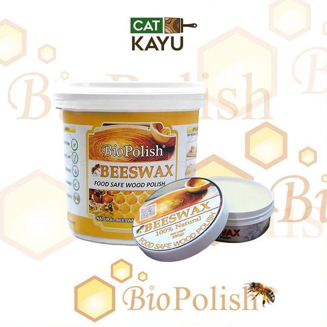 Bio Polish Beeswax Lilin Lebah Polisher Kayu Foodgrade Sendok Kayu