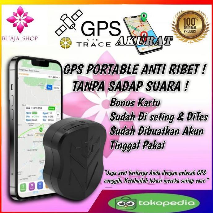 Warungbu_Asri - Bliaja_Shop Gps Tracker Sj-915 Portable Pelacak Mobil Motor Magnet  Baterai Tahan 2 