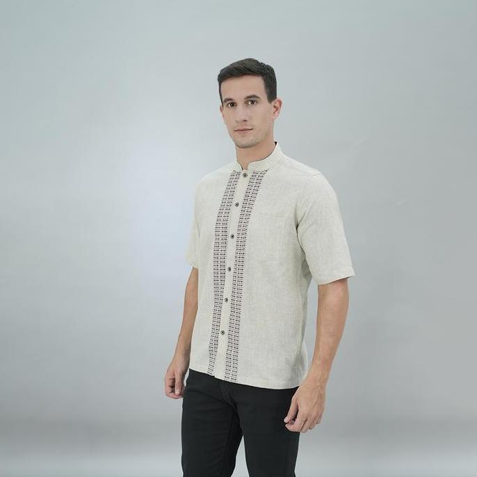 Limited, Lgs - Baju Koko - Regular Fit - Lengan Pendek - Baju Muslim Dewasa