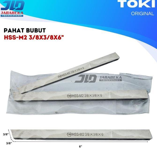 Toki Hss-M2 38X38X6 Mata Pahat Bubut Hss M2 Merk Toki Terbaru 